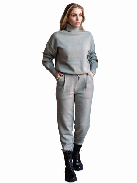 women's sweaters 1pc turtleneck drop shoulder sweater & 1pc knit pants k5ef#, White;black
women's sweaters 1pc turtleneck drop shoulder sweater & 1pc knit pants k5ef#, White;black