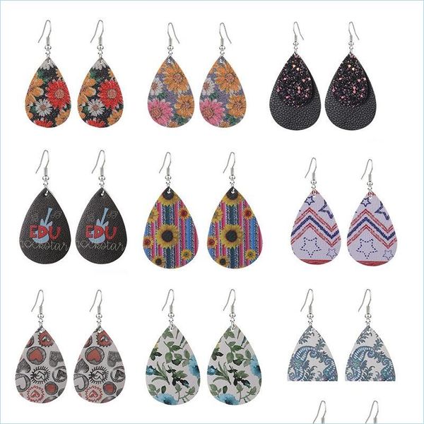 other new light weight leather earrings for women girlsl flower leaves owl print bohemian teardrop party wedding drop deliver yydhhome dhwej, Golden;silver
other new light weight leather earrings for women girlsl flower leaves owl print bohemian teardrop party wedding drop deliver yydhhome dhwej, Golden;silver