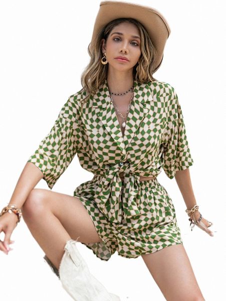 two piece dress rusttydustty plaid drop shoulder shirt & shorts 07ep#, White
two piece dress rusttydustty plaid drop shoulder shirt & shorts 07ep#, White