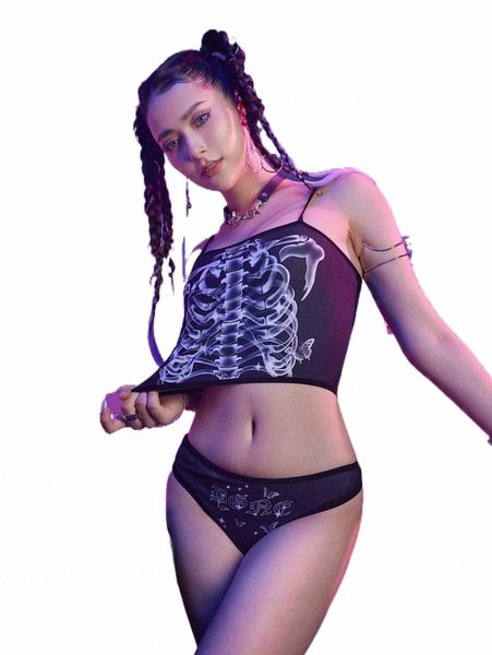 women's sleepwear romwe cyber luvr letter skeleton & butterfly graphic lingerie set m82e#, Black;red
women's sleepwear romwe cyber luvr letter skeleton & butterfly graphic lingerie set m82e#, Black;red