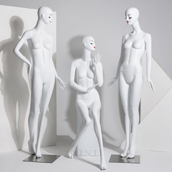 fashionable matte white color slim female mannequin slim model full body for display, Khaki
fashionable matte white color slim female mannequin slim model full body for display, Khaki