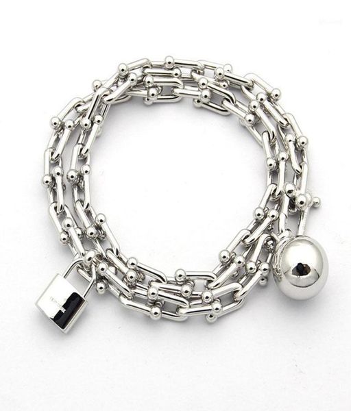 link chain jewelry whole for men women cuff bracelets double layer bracelet, Black
link chain jewelry whole for men women cuff bracelets double layer bracelet, Black