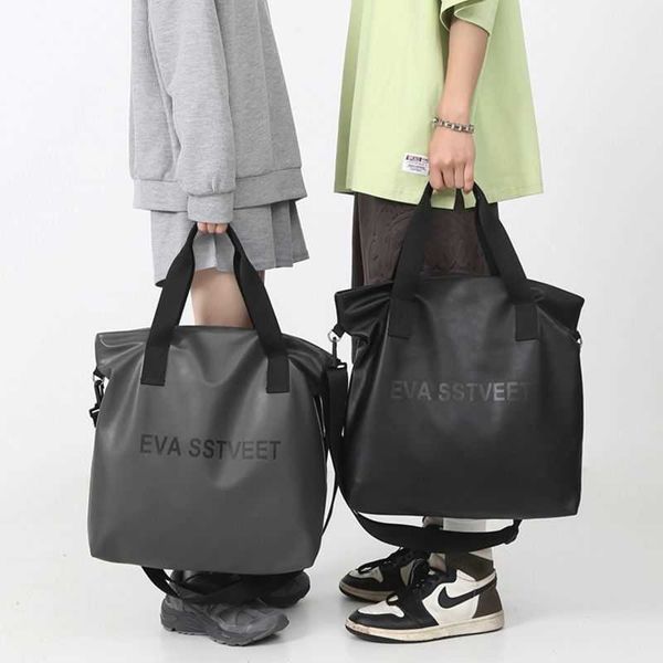 school bags double line large capacity tote bag fog high street bag men's and women's sports fitness leather bag
school bags double line large capacity tote bag fog high street bag men's and women's sports fitness leather bag