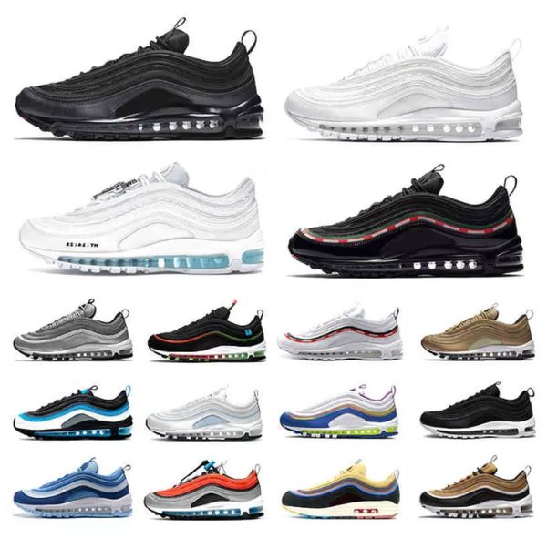 running shoes women trainer sports sneaker triple black white sliver bullet metalic gold 97s undefeated mschf x inri jesus 97 men size 36-45
running shoes women trainer sports sneaker triple black white sliver bullet metalic gold 97s undefeated mschf x inri jesus 97 men size 36-45