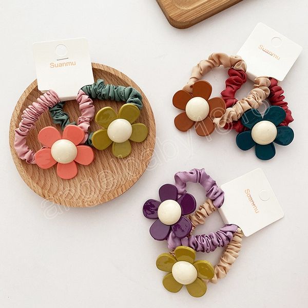 korean sweet flower shape hairbands kids baby crinkled fabric hair rope girls ponytail holder hair accessories, Slivery;white
korean sweet flower shape hairbands kids baby crinkled fabric hair rope girls ponytail holder hair accessories, Slivery;white