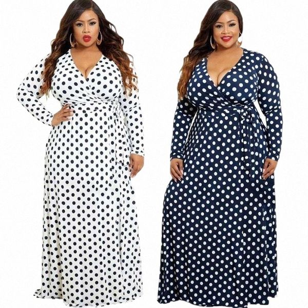 casual dresses spring women's dresses large size fashion trneds casual dot long sleeve v-neck slim belt elegant maxi dress n2hm#, Black;gray
casual dresses spring women's dresses large size fashion trneds casual dot long sleeve v-neck slim belt elegant maxi dress n2hm#, Black;gray
