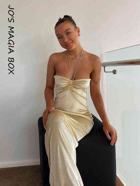 jo's magia box 2022 summer y2k strapless bodycon maxi women's dress party club elegant sleeveless skinny robe women dresses t22081, Black;gray
jo's magia box 2022 summer y2k strapless bodycon maxi women's dress party club elegant sleeveless skinny robe women dresses t22081, Black;gray