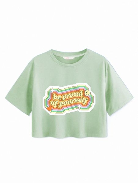 women's t-shirt romwe x allimadeit slogan cartoon face graphic crop tee n0jv#, White
women's t-shirt romwe x allimadeit slogan cartoon face graphic crop tee n0jv#, White
