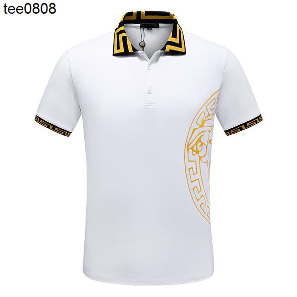 polo shirt mens stylist polo shirts luxury italy men clothes short sleeve fashion casual men's summer t shirt many colors are available, White;black
polo shirt mens stylist polo shirts luxury italy men clothes short sleeve fashion casual men's summer t shirt many colors are available, White;black
