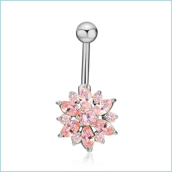 navel bell button rings 10 colors for option anti-allergic cute flowers belly button rings cz women body jewelry da bdejewelry dhndc, Silver
navel bell button rings 10 colors for option anti-allergic cute flowers belly button rings cz women body jewelry da bdejewelry dhndc, Silver