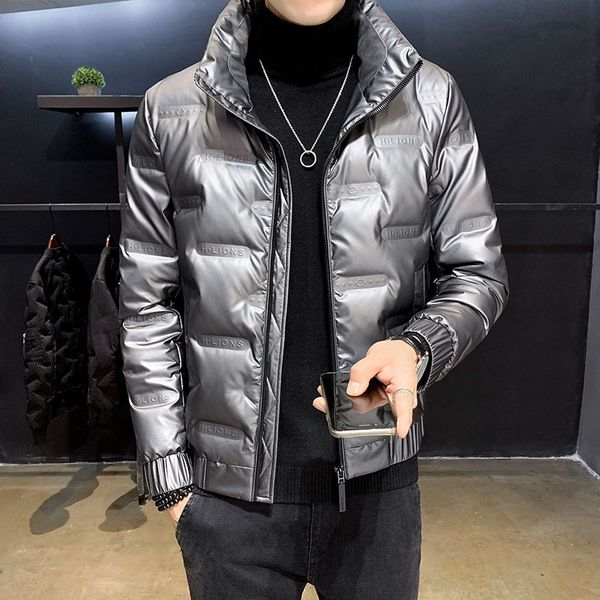 men's down parkas autumn winter men's brand down jacket coat men sequins striped windproof and warm short black down jacket 220906
men's down parkas autumn winter men's brand down jacket coat men sequins striped windproof and warm short black down jacket 220906