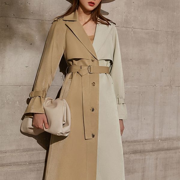 women's trench coats amii minimalism spring autumn women's trench coat causal lapel patchwork single breasted women's windbre, Tan;black
women's trench coats amii minimalism spring autumn women's trench coat causal lapel patchwork single breasted women's windbre, Tan;black