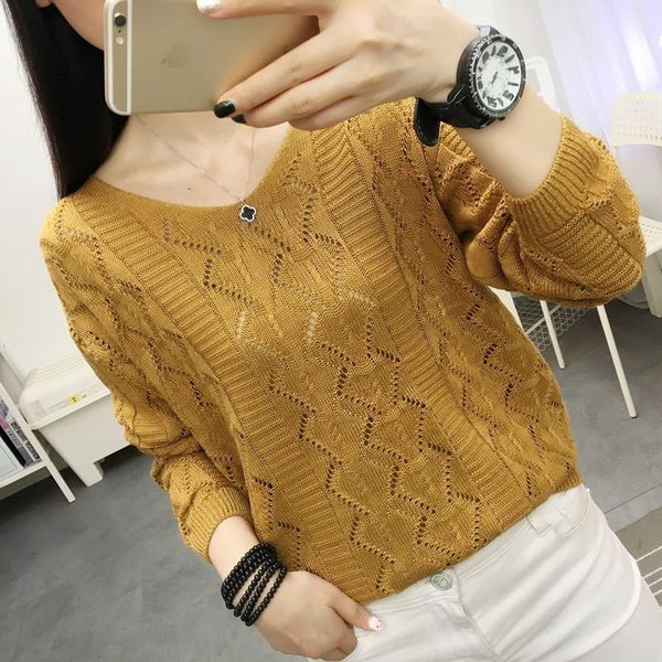 women s sweaters spring thin cut out long sleeve base coat short v neck solid color sweater lady casual loose 220906, White;black
women s sweaters spring thin cut out long sleeve base coat short v neck solid color sweater lady casual loose 220906, White;black