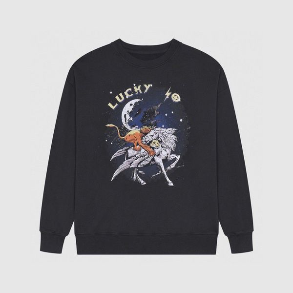 22fw classic catoon vintage hoodie sweatershirt knitted hooded angel print loose style horse, Black
22fw classic catoon vintage hoodie sweatershirt knitted hooded angel print loose style horse, Black