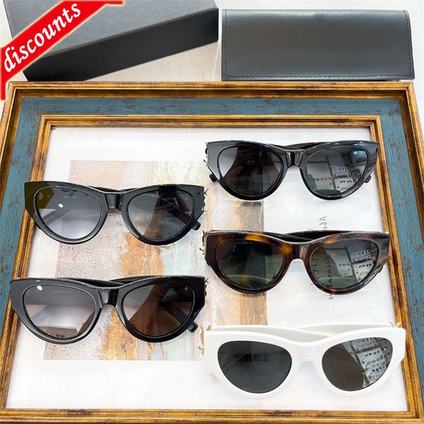 designer sunglasses 2022 new net red same ins cat eye personalized fashion female slm94, White;black
designer sunglasses 2022 new net red same ins cat eye personalized fashion female slm94, White;black
