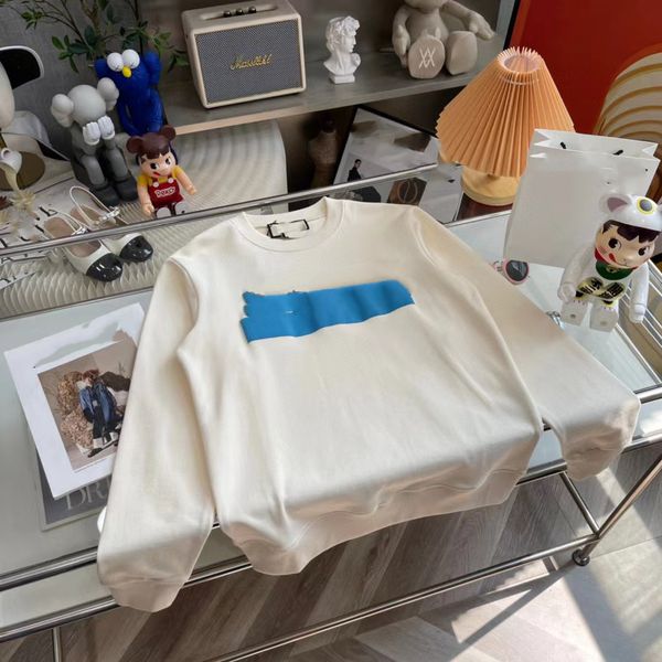 designer version hoodie pure hand gu 2022 autumn and winter new flocking foam logo men's and women's same round neck sweater, Blue;black
designer version hoodie pure hand gu 2022 autumn and winter new flocking foam logo men's and women's same round neck sweater, Blue;black