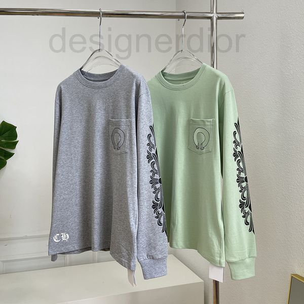 women's t-shirt designer genuine kejia 22ss front pocket cross sanskrit solid color men's and women's long sleeve casual 1l0c, White
women's t-shirt designer genuine kejia 22ss front pocket cross sanskrit solid color men's and women's long sleeve casual 1l0c, White