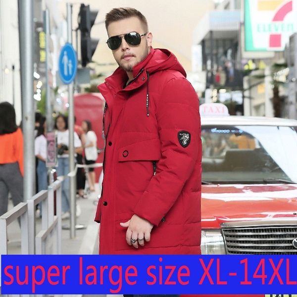 men's down parkas men super large down jacket fashion coat thickening white duck down long casual plus size -11xl12xl 13xl 14xl 22090, Black
men's down parkas men super large down jacket fashion coat thickening white duck down long casual plus size -11xl12xl 13xl 14xl 22090, Black