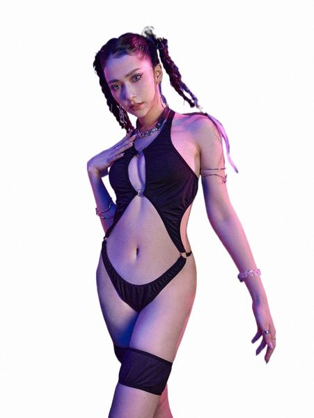 women's sleepwear romwe cyber luvr solid cut out ring linked teddy bodysuit & 1pair leg ring 59bk#, Black;red
women's sleepwear romwe cyber luvr solid cut out ring linked teddy bodysuit & 1pair leg ring 59bk#, Black;red