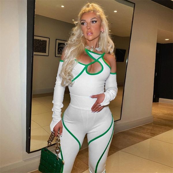 womens two piece pants solid patchwork white tracksuit women hollow out long sleeve bodysuit pants skinny club party two piece set outfits 2
womens two piece pants solid patchwork white tracksuit women hollow out long sleeve bodysuit pants skinny club party two piece set outfits 2