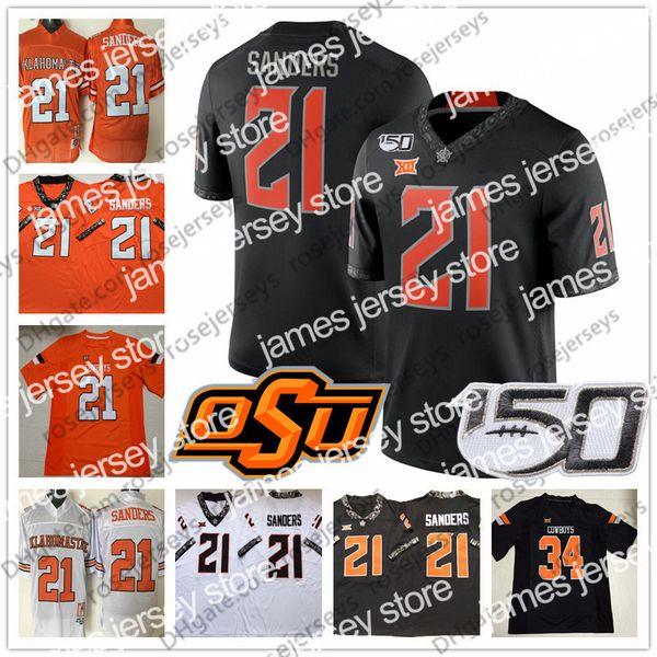 american college football wear oklahoma state cowboys #1 dez bryant 2 mason rudolph 21 barry sanders 24 tyreek hill 34 thurman thomas white, Black
american college football wear oklahoma state cowboys #1 dez bryant 2 mason rudolph 21 barry sanders 24 tyreek hill 34 thurman thomas white, Black