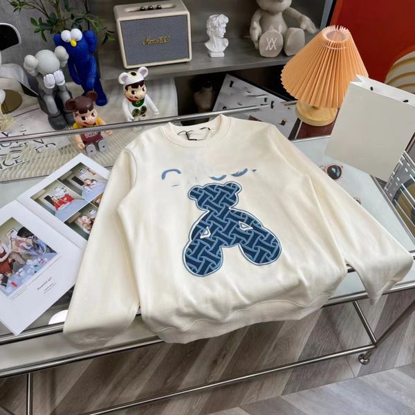 designer version hoodie pure hand gu 2022 autumn and winter new bear men and women with round neck sweater, Blue;black
designer version hoodie pure hand gu 2022 autumn and winter new bear men and women with round neck sweater, Blue;black