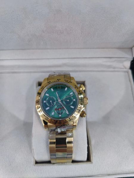 with original box watch 40mm 116503 116508 116523 116528 sapphire 18k yellow gold green dial no chronograph mechanical automatic mens watche, Slivery;brown
with original box watch 40mm 116503 116508 116523 116528 sapphire 18k yellow gold green dial no chronograph mechanical automatic mens watche, Slivery;brown
