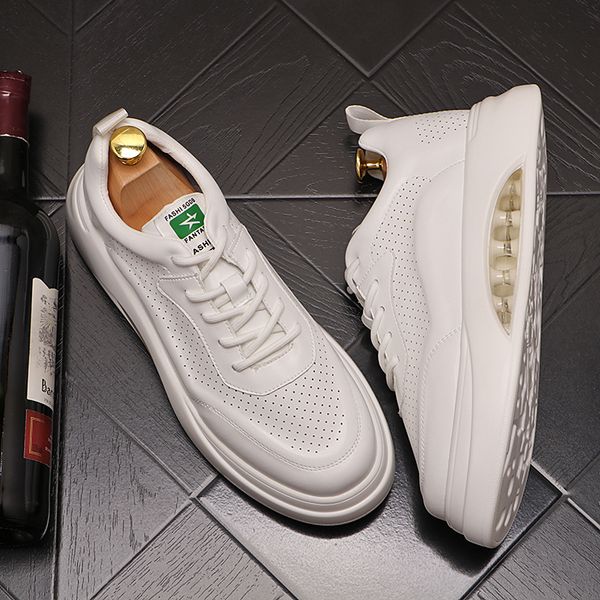 british style lace up wedding dress party shoes brand breathable vulcanized outdoor casual sneakers round toe air cushion business driving w, Black
british style lace up wedding dress party shoes brand breathable vulcanized outdoor casual sneakers round toe air cushion business driving w, Black