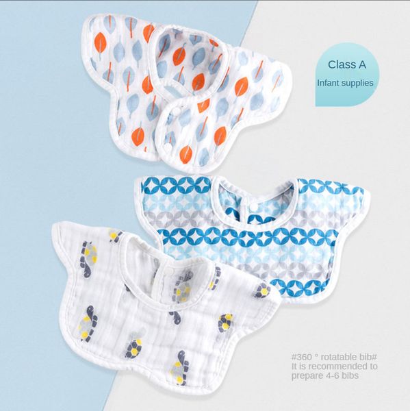 bibs burp cloths cotton baby bib 360 degree rotating 6 layer gauze soft born saliva towel children turban hiccup kids eating bib 220906
bibs burp cloths cotton baby bib 360 degree rotating 6 layer gauze soft born saliva towel children turban hiccup kids eating bib 220906