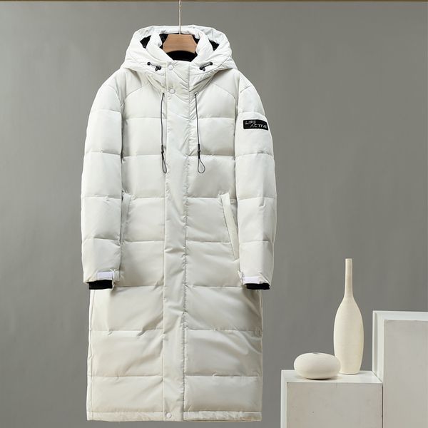 men's down & parkas cross-border autumn and winter long couples down jacket print logo thick warm coat work clothing coat duck down, Black
men's down & parkas cross-border autumn and winter long couples down jacket print logo thick warm coat work clothing coat duck down, Black