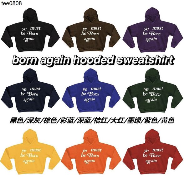 correct version fashion hoodies ye must be born again foam rebirth hoodie high street hoodie, Black
correct version fashion hoodies ye must be born again foam rebirth hoodie high street hoodie, Black