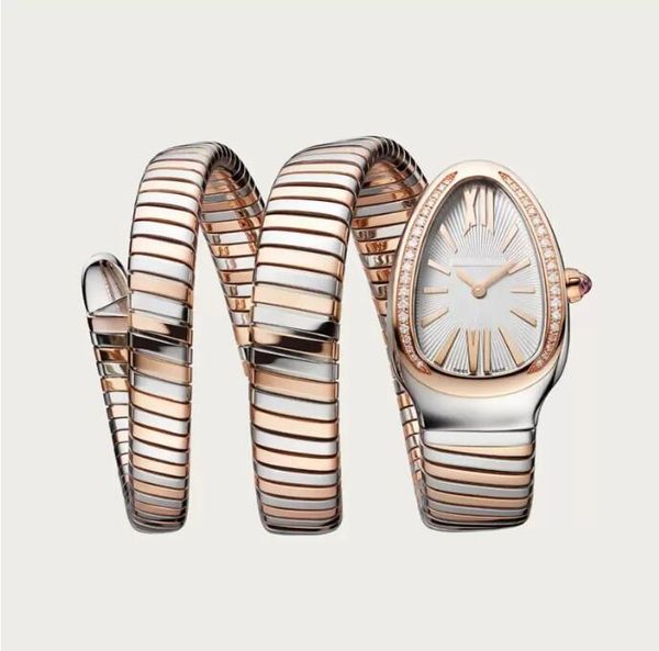 luxury women watch quartz movement snake watches diamond bezel silver rose gold stainless steel female lady wristwatches247d, Slivery;brown
luxury women watch quartz movement snake watches diamond bezel silver rose gold stainless steel female lady wristwatches247d, Slivery;brown