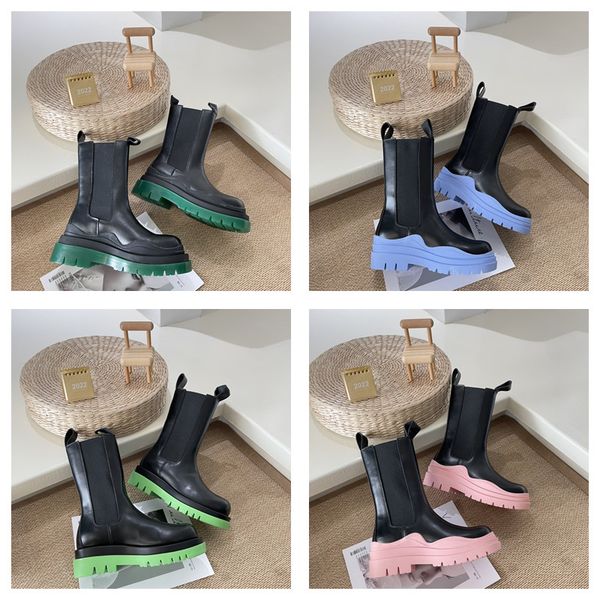 designer boots autumn winter new high soled mid-leg martin for men and women couples chelsea boots thin ankle booties, Black
designer boots autumn winter new high soled mid-leg martin for men and women couples chelsea boots thin ankle booties, Black