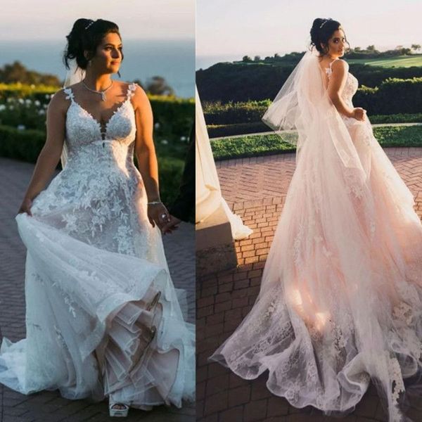 2023 gorgeous lace mermaid wedding dresses bridal gown spaghetti straps applique sleeveless sweep train custom made country vestidos de novi, White
2023 gorgeous lace mermaid wedding dresses bridal gown spaghetti straps applique sleeveless sweep train custom made country vestidos de novi, White