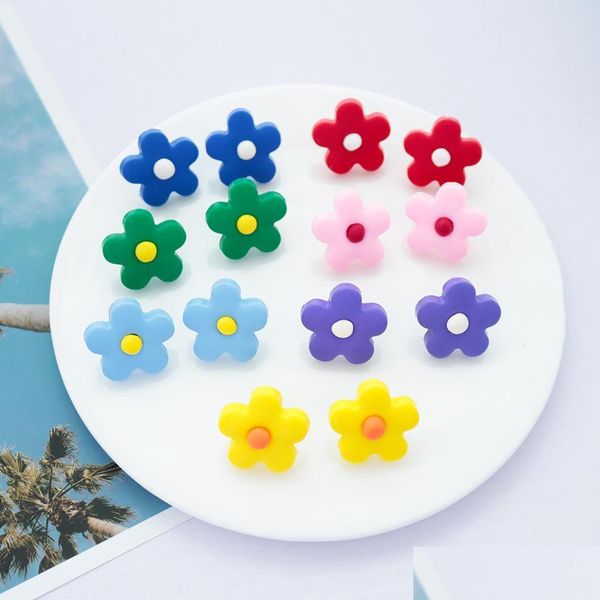 stud fashion polymer clay flower stud earring for women cute stainless steel needle candy color party ear jewelry drop deliv vipjewel dhhtw, Golden;silver
stud fashion polymer clay flower stud earring for women cute stainless steel needle candy color party ear jewelry drop deliv vipjewel dhhtw, Golden;silver