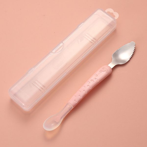 cups dishes utensils baby scraper apple puree spoon tableware supplement food scraping mud double headed stainless steel kids fruit tools 22
cups dishes utensils baby scraper apple puree spoon tableware supplement food scraping mud double headed stainless steel kids fruit tools 22
