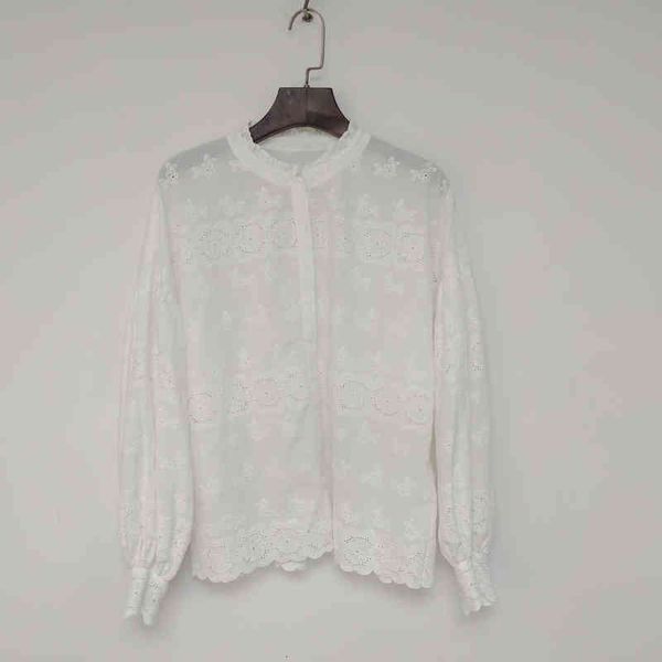 women's blouses shirts fadan lace small fresh single breasted fungus collar shirt solid color slim long sleeved top, White
women's blouses shirts fadan lace small fresh single breasted fungus collar shirt solid color slim long sleeved top, White