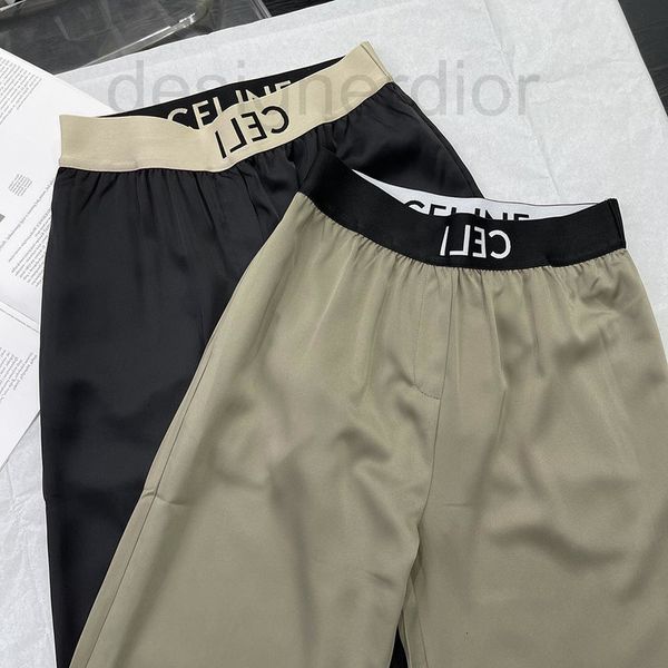 women's pants & capris designer genuine ce linjia 22ss ice silk cotton elastic wide leg soft silky casual zko0, Black;white
women's pants & capris designer genuine ce linjia 22ss ice silk cotton elastic wide leg soft silky casual zko0, Black;white