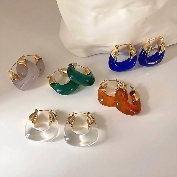 transparent u-shaped resin personality earrings hip-hop punk fashion red blue green accessories ms jewelry birthday present, Golden;silver
transparent u-shaped resin personality earrings hip-hop punk fashion red blue green accessories ms jewelry birthday present, Golden;silver