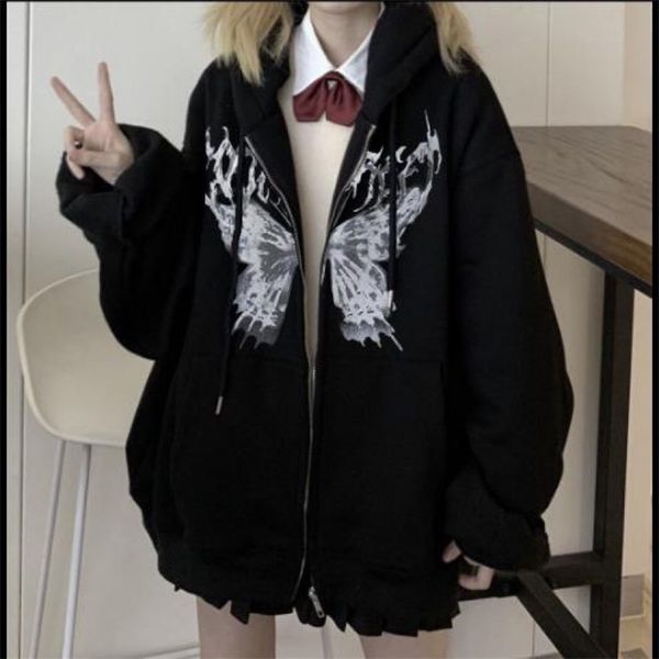 women's hoodies sweatshirts 2022 european and american style hooded zipper letter fleece cardigan sweater women winter clothe y2k 22090, Black
women's hoodies sweatshirts 2022 european and american style hooded zipper letter fleece cardigan sweater women winter clothe y2k 22090, Black