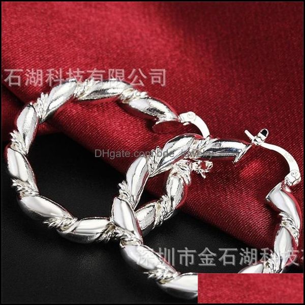 hoop huggie 925 sterling sier twisted rope loop 38mm circle hoop earring for woman fashion party wedding engagement jewe bdejewelry dhnij, Golden;silver
hoop huggie 925 sterling sier twisted rope loop 38mm circle hoop earring for woman fashion party wedding engagement jewe bdejewelry dhnij, Golden;silver