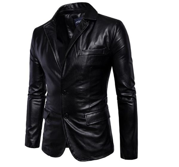 new mens pu leather jackets 2 button formal dress suits fashion man blazers black brown solid motorcycle coat suede jacket male mmb0llh011
new mens pu leather jackets 2 button formal dress suits fashion man blazers black brown solid motorcycle coat suede jacket male mmb0llh011