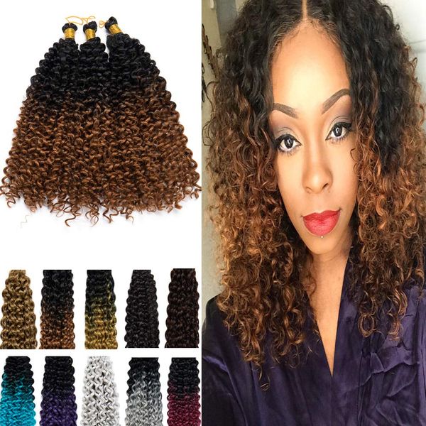 14 inch marlybob crochet hair extensions water wave braiding synthetic curly hair croche for black women 100g/pack ls22
14 inch marlybob crochet hair extensions water wave braiding synthetic curly hair croche for black women 100g/pack ls22