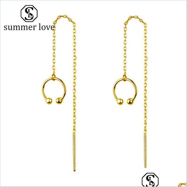 clip-on screw back new 925 sterling sier cuff earrings wrap chain long tassel ear clip cartilage dangle for women fashion vipjewel dhv78, Silver
clip-on screw back new 925 sterling sier cuff earrings wrap chain long tassel ear clip cartilage dangle for women fashion vipjewel dhv78, Silver