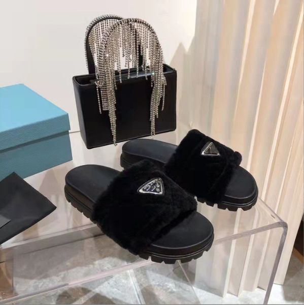 slippers 2023 new arrival winter warm slipper sheepskin luxury brands sandals women's real wool fur slippers home indoor designer shoes, Black
slippers 2023 new arrival winter warm slipper sheepskin luxury brands sandals women's real wool fur slippers home indoor designer shoes, Black