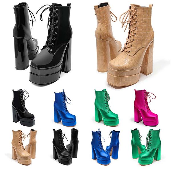 2023 fashion womens boots booties 15cm chunky heel ankle half winter round toes platform black green pink bule sneakers shoes size 36-43
2023 fashion womens boots booties 15cm chunky heel ankle half winter round toes platform black green pink bule sneakers shoes size 36-43