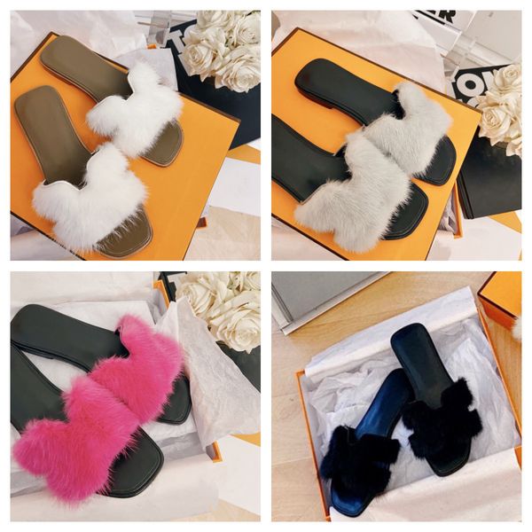 2022 luxury womens fur slippers winter plush indoor slipper designer h sandal women ladies furry slides slip on flat loafers slider shoes mu, Black
2022 luxury womens fur slippers winter plush indoor slipper designer h sandal women ladies furry slides slip on flat loafers slider shoes mu, Black