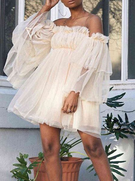 2022 summer long sleeve pleated loose dress women spring off shoulder mesh party dress slash neck backless mini short dress t220819, Black;gray
2022 summer long sleeve pleated loose dress women spring off shoulder mesh party dress slash neck backless mini short dress t220819, Black;gray