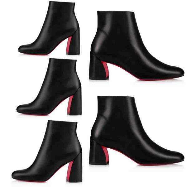 23s red bottom woman boot black leather/suede women ankle boots luxury designer shoe turela 55mm/85mm calfskin leathers block heels round to
23s red bottom woman boot black leather/suede women ankle boots luxury designer shoe turela 55mm/85mm calfskin leathers block heels round to