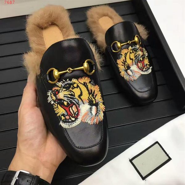 -2018 printed animals fur men slipper high fashion styles outdoor shoes qulity original qulity really leather colors for 255w, Black
-2018 printed animals fur men slipper high fashion styles outdoor shoes qulity original qulity really leather colors for 255w, Black